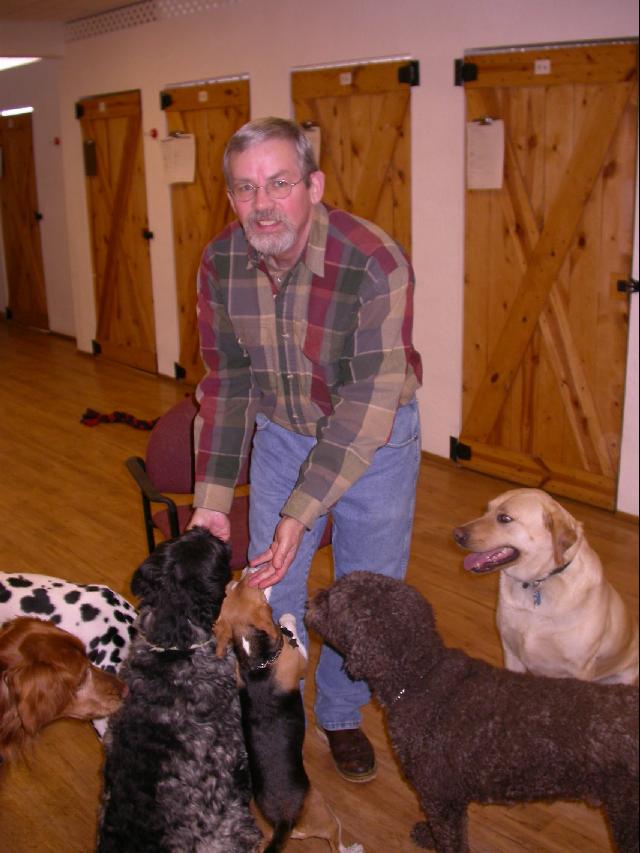 Paul with Boarding Guests